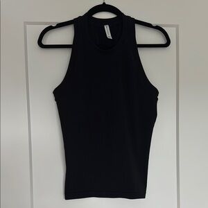 Athleta Black Fitted Sleeveless Tank